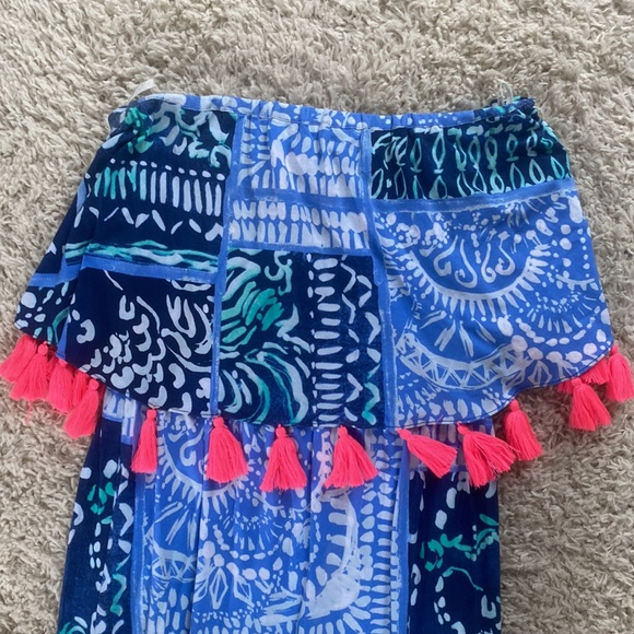 Excellent condition Lilly Pulitzer Meridian Midi Dress Small in indigo leid back - Picture 4 of 6